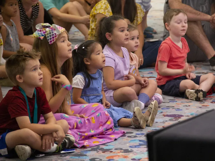 Children enjoy a storytime at Richland Library