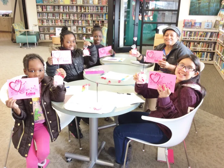Eastover Craft-Valentine Card Making