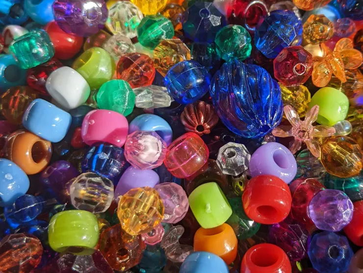 a photo of a lot of very colorful beads