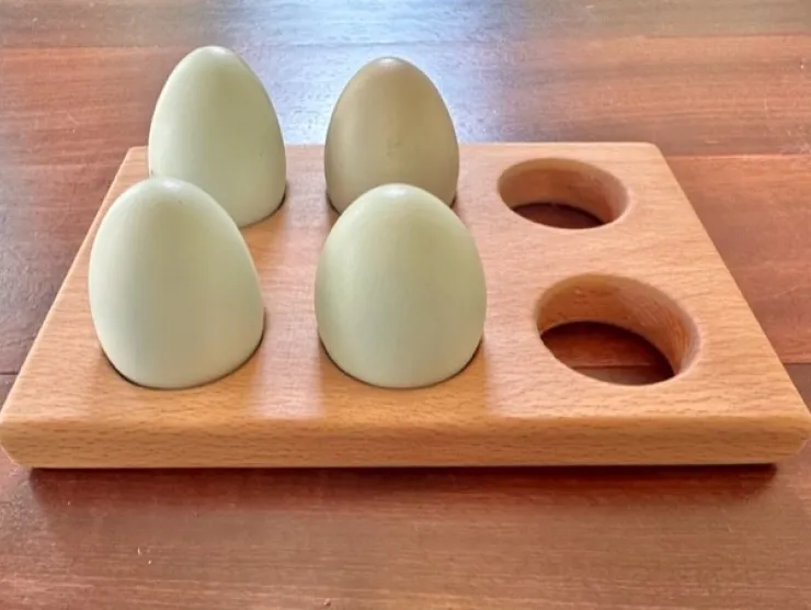 Wood Egg Tray