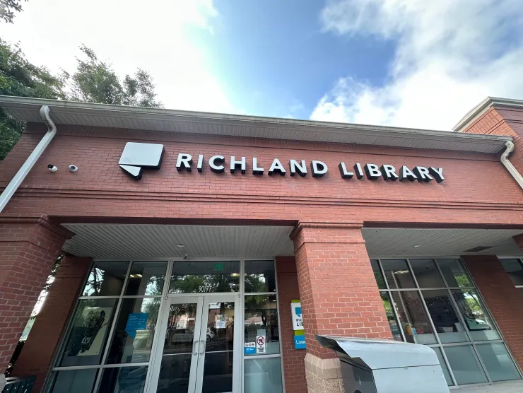 Exterior view of Lower Richland Library