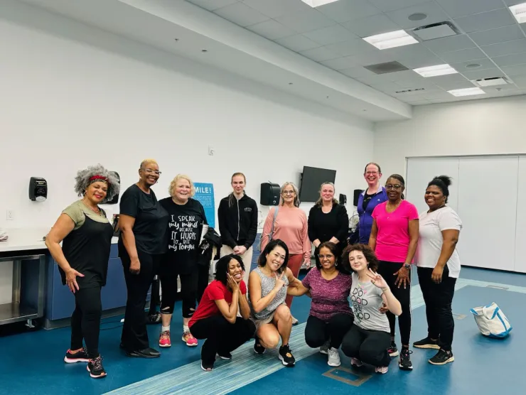Zumba group photo