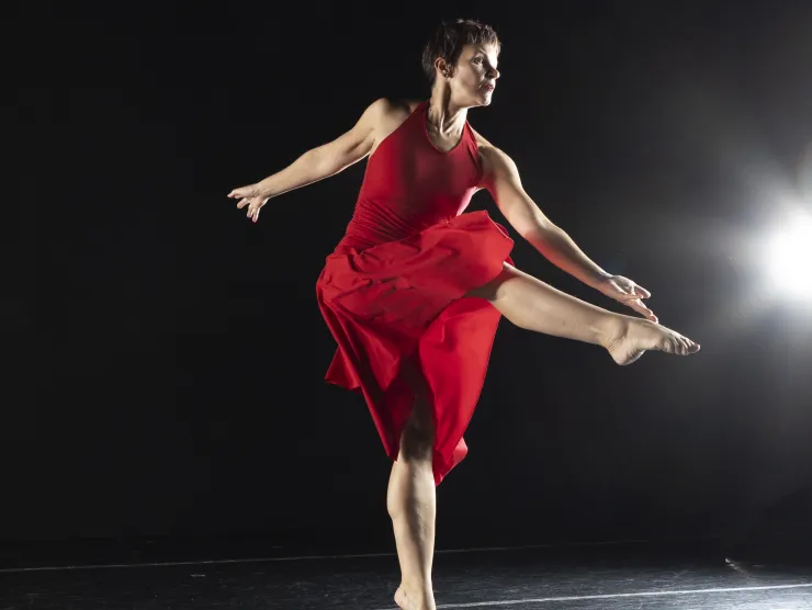 Angela Gallo dancing