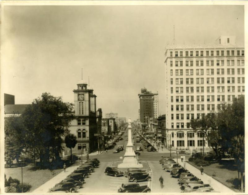 View of Main Street from the State House, 1935.