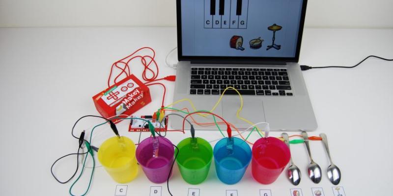 Makey Makey Water Piano