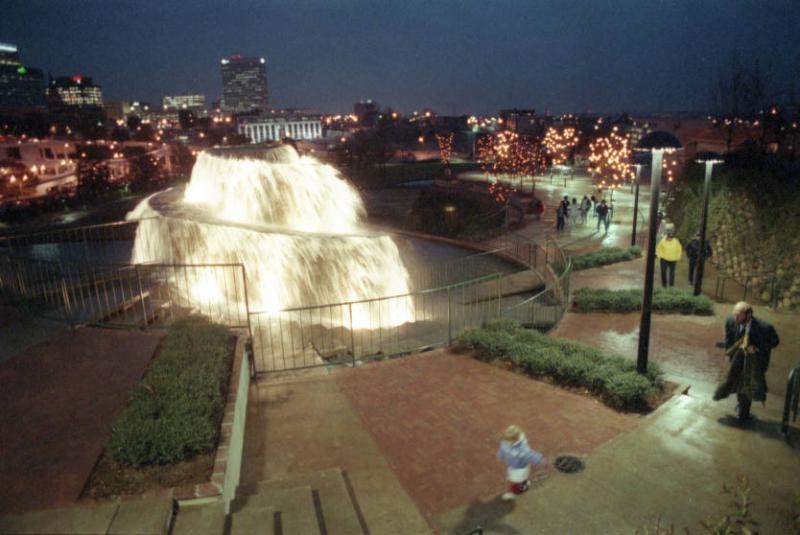 Sidney Park fountain 1990