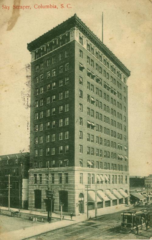 Sky Scraper postcard 1910