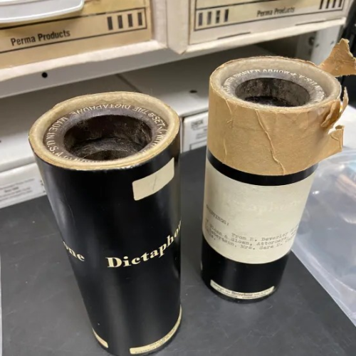 Wax cylinders 