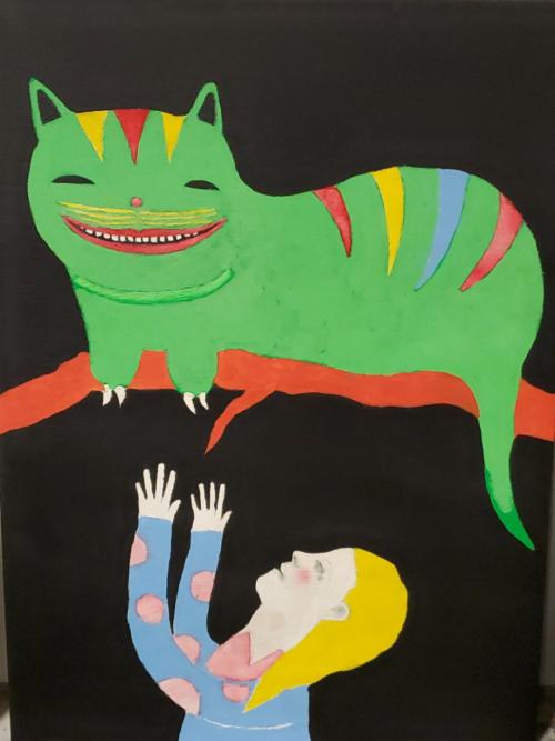 Alice and Cheshire Cat