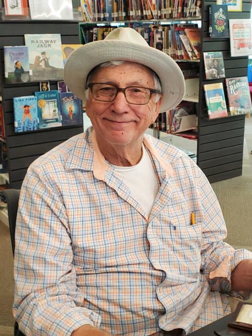 Picture of DeLoss McGraw at library