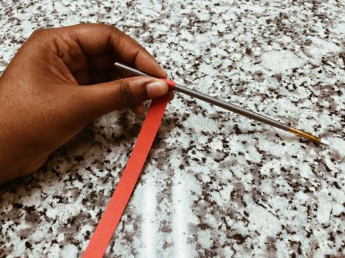rolled paper