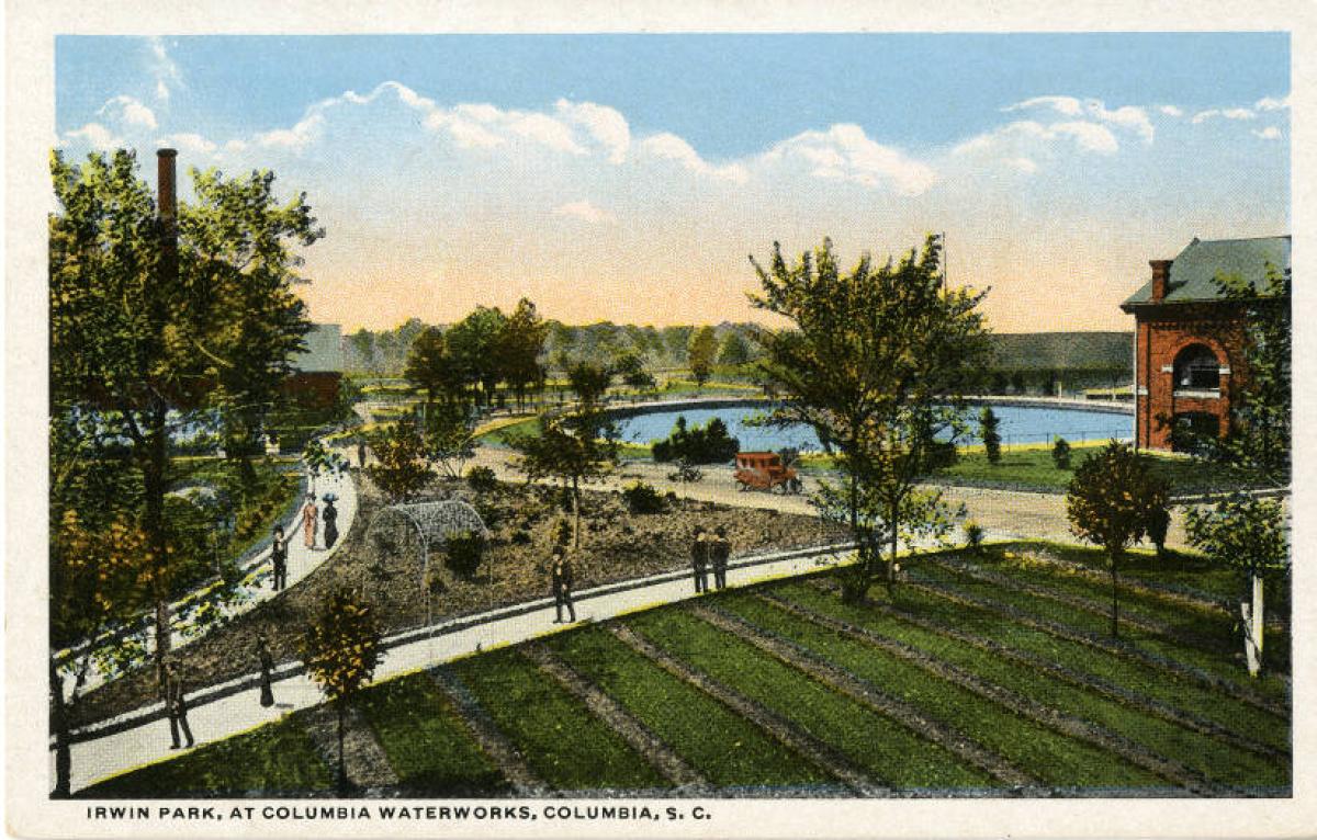 Irwin Park postcard