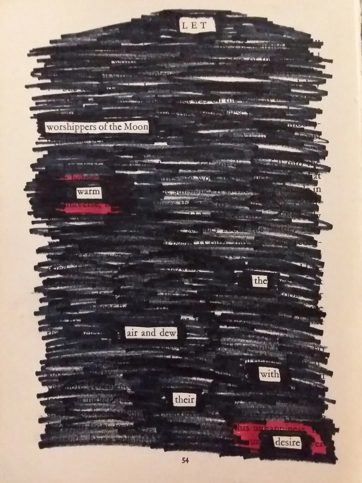 Blackout Poetry 3