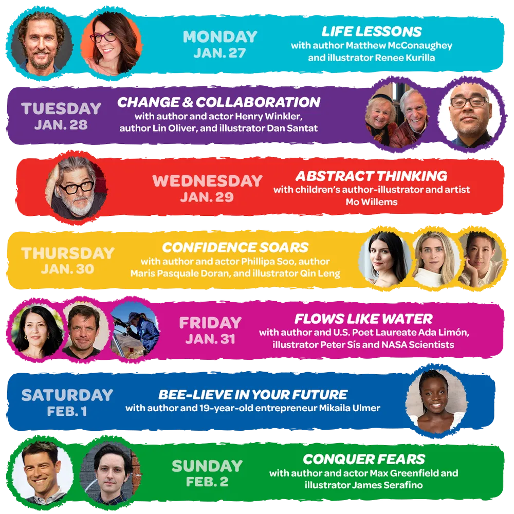 2025 Crayola Creativity Week Lineup 