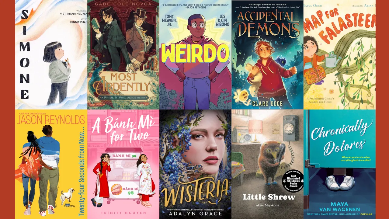 Covers of the best youth titles of 2024