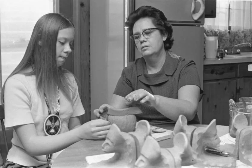 Sara Ayers Catawba Potter 1973