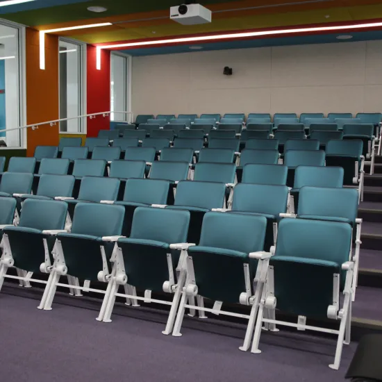 Seventy Five seats at an incline for a theater style view