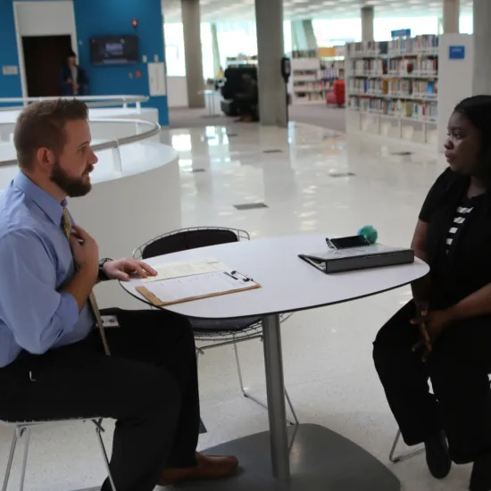 Interview practice.