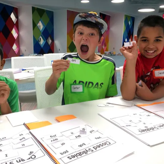 Third Grade reading workshop in the Education Studio 