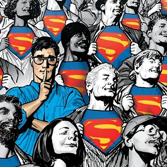 Cover art of Clark Kent standing in a crowd