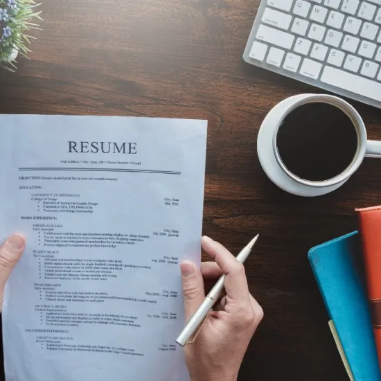 Resume photo