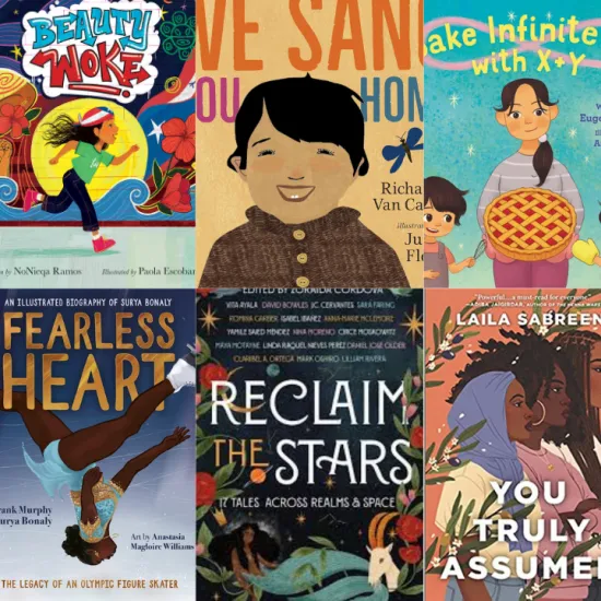 Covers of diverse youth titles