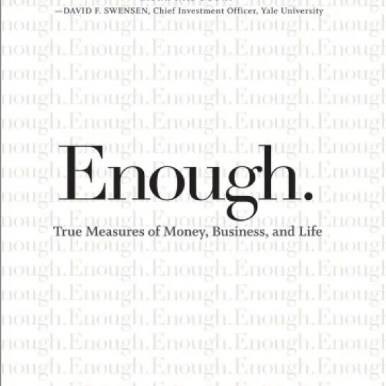 Book cover of "Enough" by John Bogle