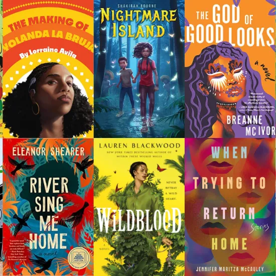 Covers of titles for Caribbean American Heritage Month