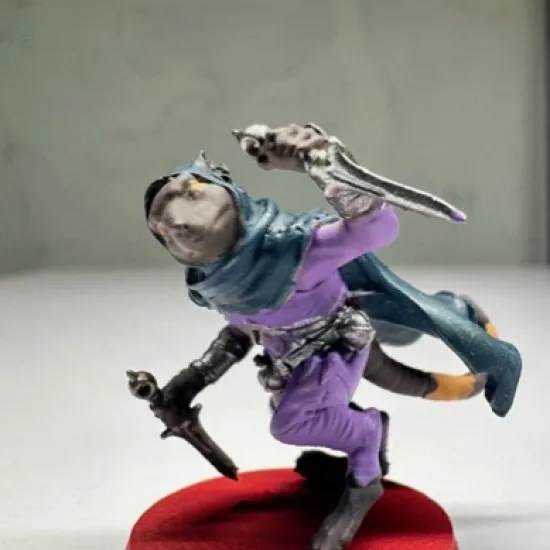 Table-Top Miniature Rouge Rat Painted