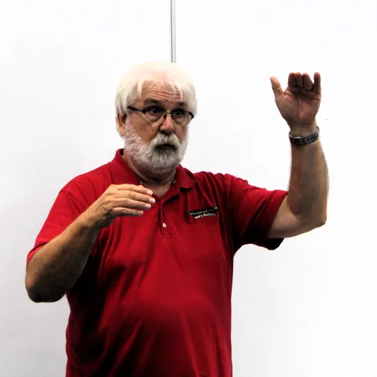 Chef Floyd J teaching kitchen