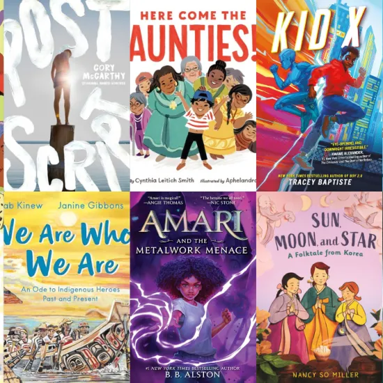 Cover of diverse youth titles releasing in February 2026