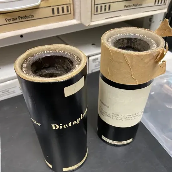 Wax cylinders 